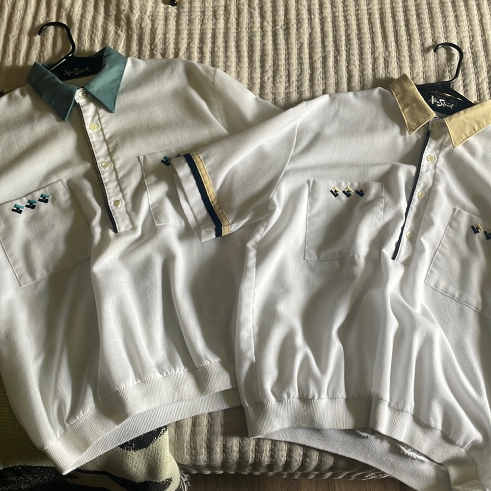 Two VINTAGE Alan Stuart shirts. Flawless in perfect condition.